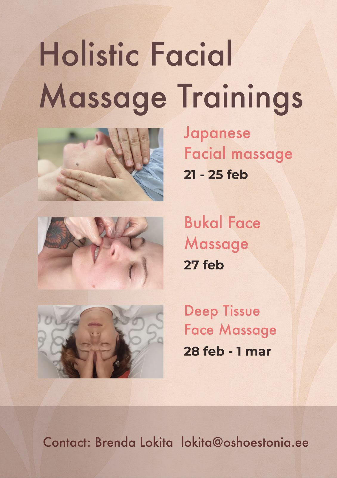 Holistiv Facial Massage training a4 1 | Deva Lokita